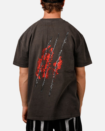 American Thrift X A Nightmare on Elm Street 'Horror Classics' Claw Heavy T-Shirt Black Wash