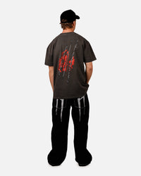 American Thrift X A Nightmare on Elm Street 'Horror Classics' Claw Heavy T-Shirt Black Wash