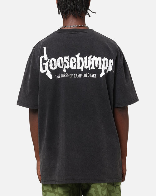 American Thrift X Goosebumps Cold Lake Heavy T-Shirt Vintage Black