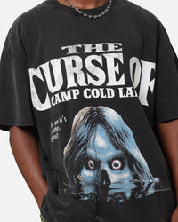 American Thrift X Goosebumps Cold Lake Heavy T-Shirt Vintage Black