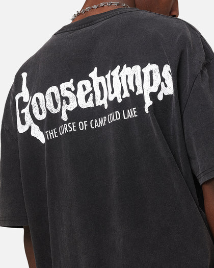 American Thrift X Goosebumps Cold Lake Heavy T-Shirt Vintage Black