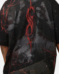 Slipknot Slipknot All Over T-Shirt Washed Black