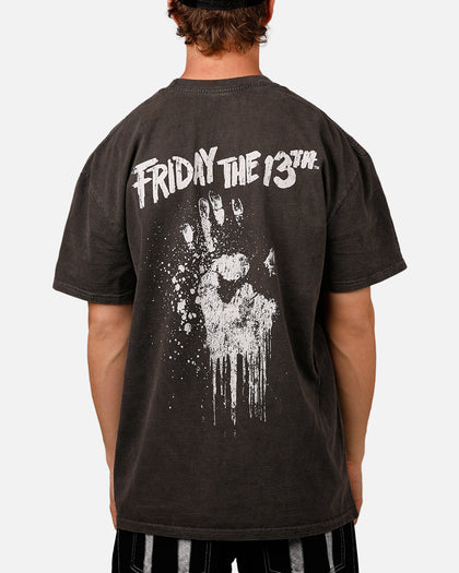American Thrift X Friday The 13th 'Horror Classics' 13th Classic Heavy T-Shirt Black Wash