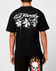 Ed Hardy Flowers T-Shirt Black