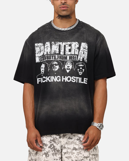 Pantera F#cking Hostile Vintage T-Shirt Washed Black