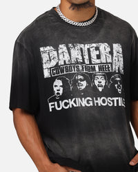 Pantera F#cking Hostile Vintage T-Shirt Washed Black