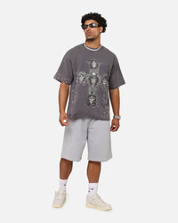 Guns N Roses Guns Cross T-Shirt Washed Black