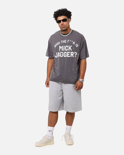 The Rolling Stones Who The F Is Mick T-Shirt Washed Black