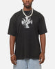 Ed Hardy Flight Premium T-Shirt Black Acidwash
