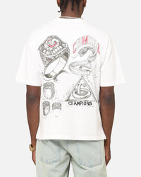 Criminal Damage Diamond Ring T-Shirt Off White