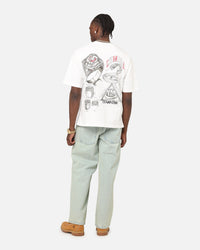 Criminal Damage Diamond Ring T-Shirt Off White