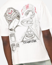 Criminal Damage Diamond Ring T-Shirt Off White