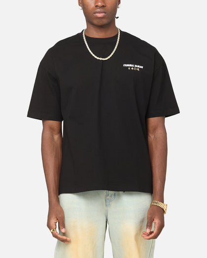 Criminal Damage Dragon Wave T-Shirt Washed Black