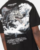 Criminal Damage Dragon Wave T-Shirt Washed Black