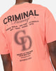 Criminal Damage International T-Shirt Coral