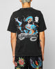Ed Hardy Dragon Chest T-Shirt Black Acidwash