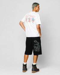 Ed Hardy Flowers T-Shirt White