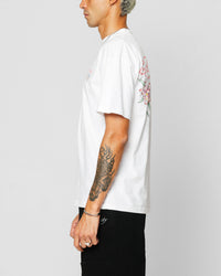 Ed Hardy Flowers T-Shirt White
