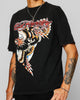 Ed Hardy Motor Cycle Club T-Shirt Black Acidwash