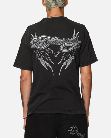 Ed Hardy Tribal T-Shirt Black