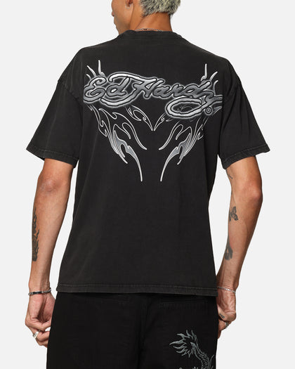 Ed Hardy Tribal T-Shirt Black