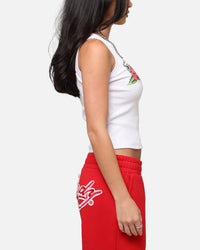 Ed Hardy Women's Rose Tank Top White