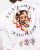 Ed Hardy Ed's Tattooing Long Sleeve T-Shirt Off White