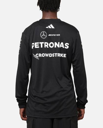 adidas x Mercedes-AMG PETRONAS Formula One F1 2025 Team Long Sleeve Driver T-Shirt Black