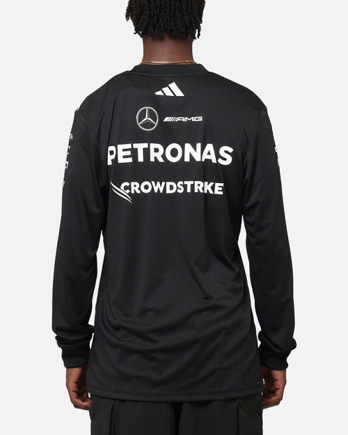 adidas x Mercedes-AMG PETRONAS Formula One F1 2025 Team Long Sleeve Driver T-Shirt Black