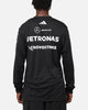 adidas x Mercedes-AMG PETRONAS Formula One F1 2025 Team Long Sleeve Driver T-Shirt Black