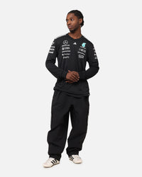 adidas x Mercedes-AMG PETRONAS Formula One F1 2025 Team Long Sleeve Driver T-Shirt Black