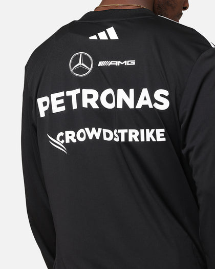 adidas x Mercedes-AMG PETRONAS Formula One F1 2025 Team Long Sleeve Driver T-Shirt Black