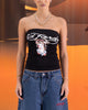 Ed Hardy Women's Geisha Boob Tube Black