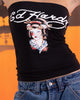 Ed Hardy Women's Geisha Boob Tube Black
