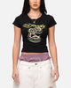 Ed Hardy Women's Snake Baby T-Shirt Black