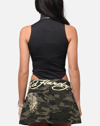Ed Hardy Women's Logo Bodysuit Black