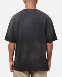 Culture Kings Sunfade T-Shirt Black Wash