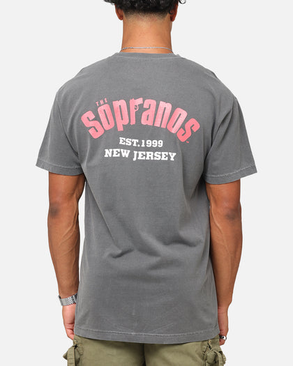 The Sopranos Post Established 1999 Vintage T-Shirt Faded Black