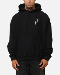 Saint Morta Ride Or Die Boxy Hoodie Black