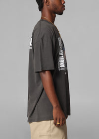 Loiter Angel Number T-Shirt Black Wash