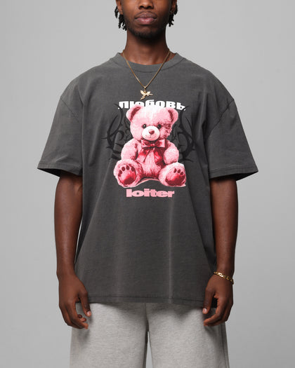 Loiter Care T-Shirt Black Wash