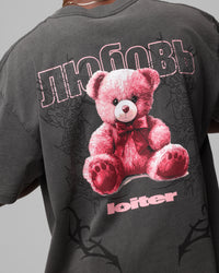 Loiter Care T-Shirt Black Wash