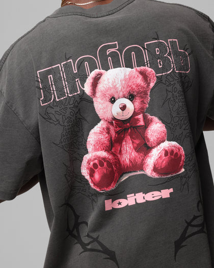 Loiter Care T-Shirt Black Wash