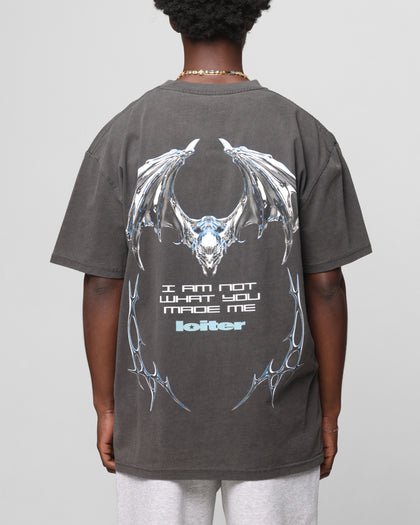 Loiter Chrome Deceiver T-Shirt Black Wash