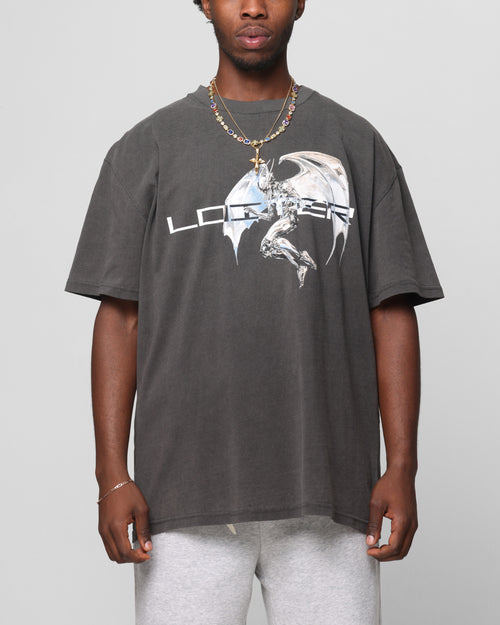 Loiter Chrome Deceiver T-Shirt Black Wash
