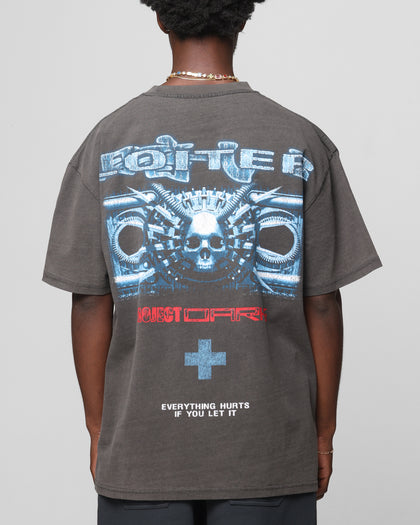 Loiter Project Dark Vintage T-Shirt Black Wash