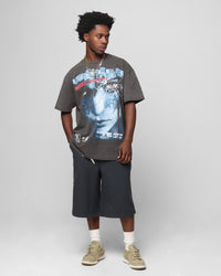 Loiter Project Dark Vintage T-Shirt Black Wash