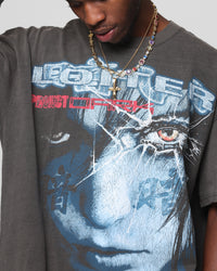 Loiter Project Dark Vintage T-Shirt Black Wash