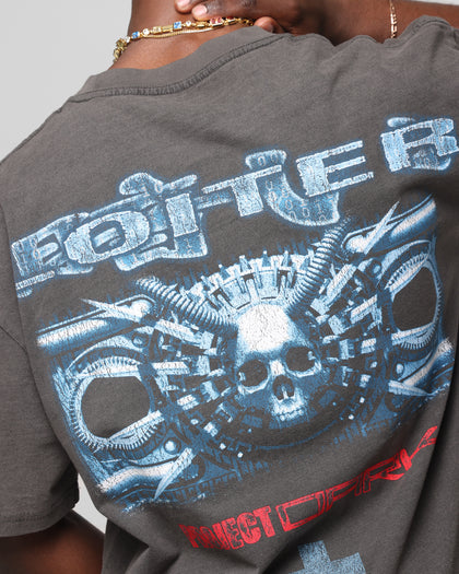 Loiter Project Dark Vintage T-Shirt Black Wash