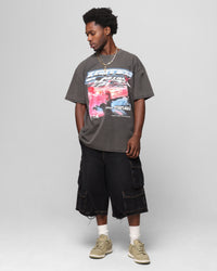 Loiter Speed Vintage T-Shirt Black Wash
